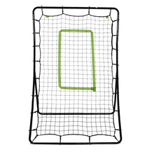 Load image into Gallery viewer, Teenager Football Train Net for Soccer Goal Sports Training Nets Mesh for Football Gates Net Green Target Radius &amp; Black Baked Iron Pipe