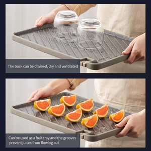 Reversible Cutting Board for Kitchen, Large Thick Durable Plastic Chopping Board, Non-Slip Utility Serving Board Chopping Blocks