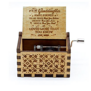 new handcranked music box Love Mom1-2