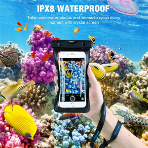 [2 PCS] Mpow PA078 IPX8 Universal Waterproof Phone Case Pouch For iPhone X Dry Bag Hiking Dirtproof Snowproof Pouch For Xiaomi