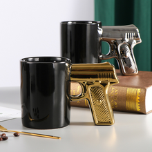 Charger l\&#39;image dans la visionneuse de la galerie, Creative Fashion Personality Ceramic Mugs Model Pistol Jug Cup Landmines Modeling Cup Coffee Mug Milk Mug Gift Drinkware 권총컵