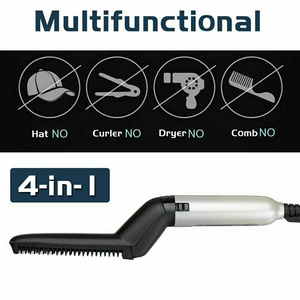 Multifunctional Hair Comb Curling Curler Show Cap Quick Hair Styler for Men Electric Heating Hairbrush Comb Quick Hair Make