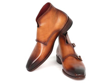 Load image into Gallery viewer, Paul Parkman Men&#39;s Double Monkstrap Boots Brown (ID#8154-BRW)