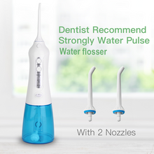 Load image into Gallery viewer, Travel Ipx8 Dental Portable Toothbrush Cordless Oral Irrigator Water Flosser 2 in 1 Teeth Cleaner for Teeth SPA