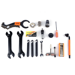 26 in 1 Bicycle Repair Tool Kit Multi-Functional Bicycle Maintenance Tools with Handy Bag For Electric Bike Conversion Kit