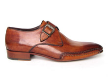 Load image into Gallery viewer, Paul Parkman Men&#39;s Monkstrap Shoes Side Handsewn Twisted Leather Sole  (ID#24Y56)