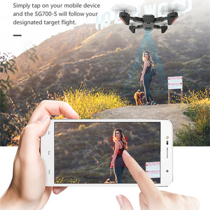 SG700-S Drone 2.4Ghz 4CH Wide-angle WiFi 1080P Optical Flow Dual Camera RC Helicopter RC Quadcopter Selfie Drone with Camera HD