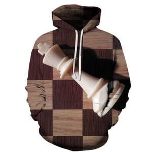 Fallen Chess Piece 3D - Sweatshirt, Hoodie, Pullover