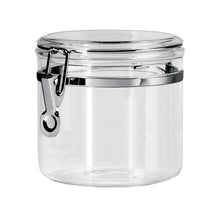 Load image into Gallery viewer, 28-Ounce Clear Acrylic Canister with Locking Clamp