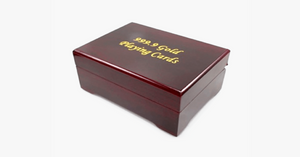 24K Gold-Plated Playing Cards with Optional Case
