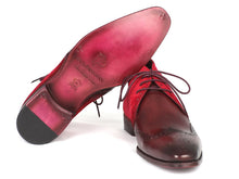 Load image into Gallery viewer, Paul Parkman Men&#39;s Chukka Boots Bordeaux Suede &amp; Leather (ID#CK51-BRD)