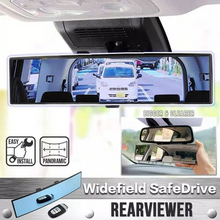 Load image into Gallery viewer, HD Assisting Car Mirror Interior Rearview Universal Rear View Large Vision Anti-glare Wide-angle Surface Auto Accessories