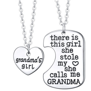 Grandma's Girl Charm Pendant (Ships From USA)