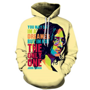 John Lennon 3D Sweatshirt, Hoodie, Pullover