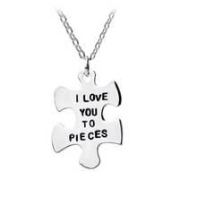 Load image into Gallery viewer, I Love You To Pieces Pendant (Ships from USA)