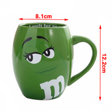 Charger l\&#39;image dans la visionneuse de la galerie, 600mL m&amp;m Beans Coffee Mugs Tea Cups and Mug