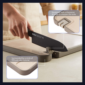 Reversible Cutting Board for Kitchen, Large Thick Durable Plastic Chopping Board, Non-Slip Utility Serving Board Chopping Blocks