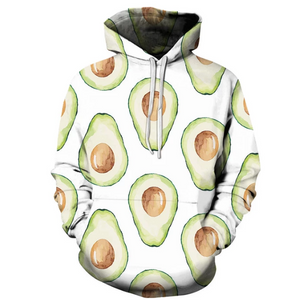 Avocado 3D Sweatshirt Hoodie Pullover