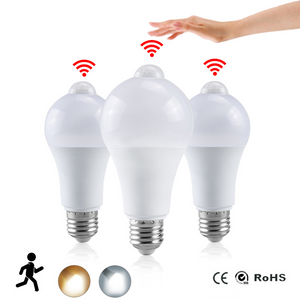 Night Light LED Bulb PIR Sensor Motion AC 85-265V B22 E27 LED Bulb Lamp 12W 15W 18W 20W Dusk to Dawn Light for Home