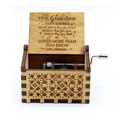 new handcranked music box LOVE GRANDMA