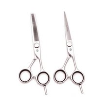 Load image into Gallery viewer, Stainless Steel Silvery Hairdressing The Barber Scissors