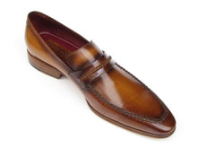 Load image into Gallery viewer, Paul Parkman Men&#39;s Loafer Brown Leather Shoes (ID#068-CML)