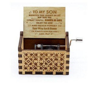new handcranked music box Love Dad 1