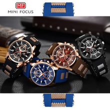 Load image into Gallery viewer, MINIFOCUS Men&#39;s Luxury Silicone Sport Watch