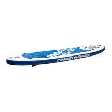 Load image into Gallery viewer, Camping Survivals PVC 11 ft Blue and white surfboard 135 kg S001