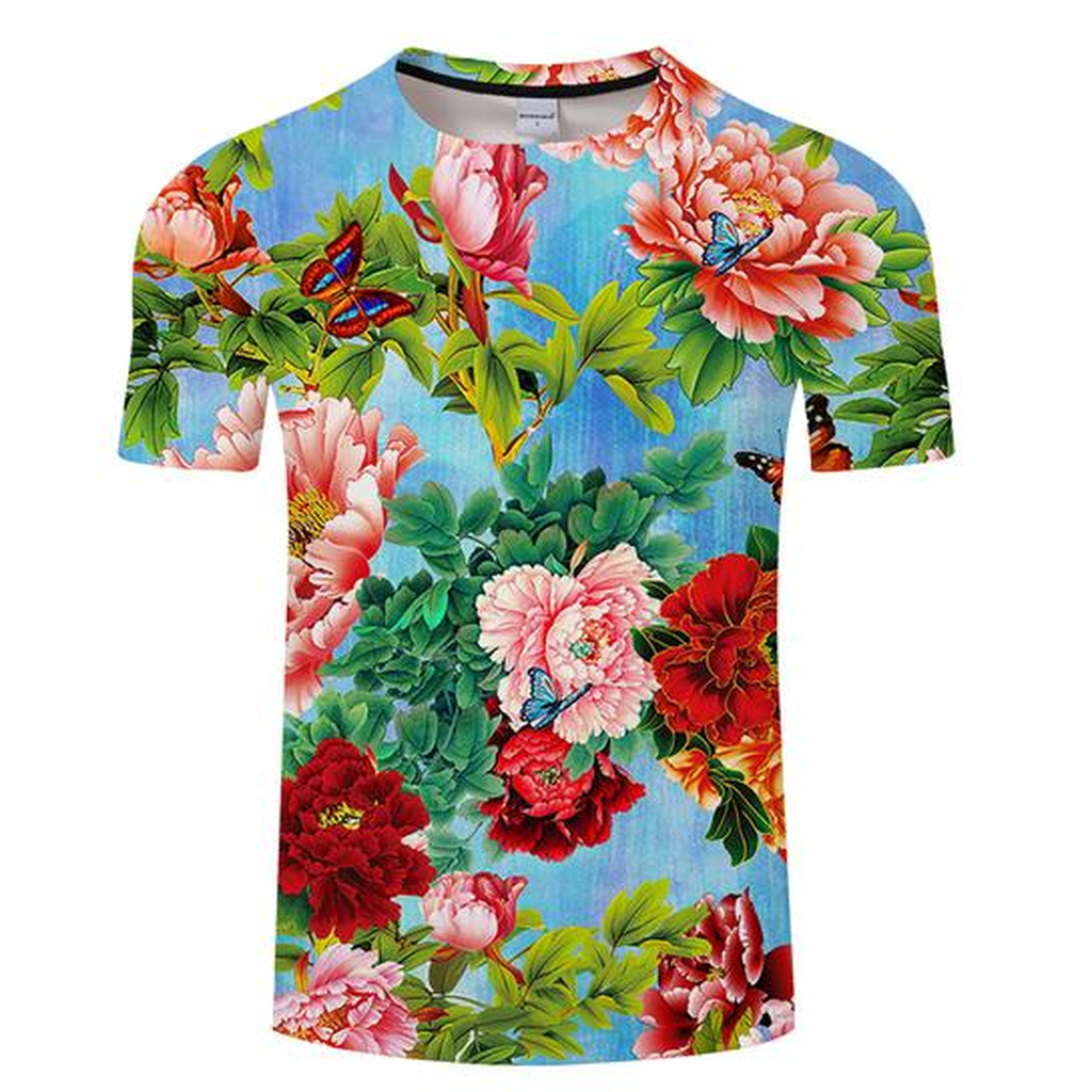 Bright Flowers 3D T-Shirt