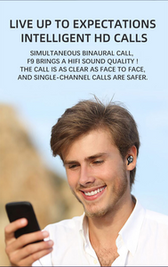 F9 TWS Bluetooth Headphones 5.0