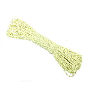 CAMPINGSKY Glow In the Dark Reflective Paracord 9 Strands 5 colors available Survival Parachute Cord