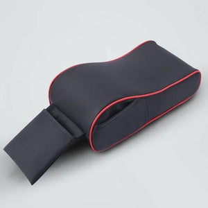 Faux Leather Memory Foam Car Armrest Cushion Center Console Hand Pillow Pad