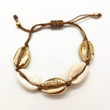 Load image into Gallery viewer, Gold Color Cowrie Shell Bracelets for Women Delicate Rope Chain Bracelet Beads Charm Bracelet Bohemian Beach Jewelry