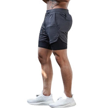 Load image into Gallery viewer, Man Jogging Sportswear Mens 2 In 1 Beach Sport Shorts Quick Drying Running