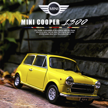 Charger l\&#39;image dans la visionneuse de la galerie, welly 1:24  Mini Cooper 1300 car alloy car model simulation