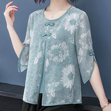Load image into Gallery viewer, Women Spring Summer Style Chiffon Blouses Shirts Lady
