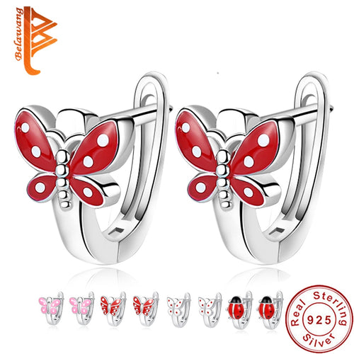 2022 Jewelry 925 Sterling Silver Animal Stud Earrings For Kids