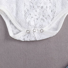 Charger l\&#39;image dans la visionneuse de la galerie, New Fashion 0-24M Baby Girls Fall Clothes Long Sleeve Lace Romper Suit Triangle