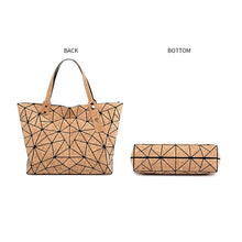 Load image into Gallery viewer, W637 KANDRA Diamond Geometric Cork Tote Purses Deformation Bucket