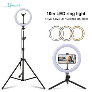 Photo Lights 26cm/10in Circle Ring Light Dimmable Luces