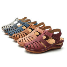 Load image into Gallery viewer, Women Summer Sandals Hollow Round Toe Ladies Sandals