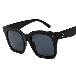 Square Sunglasses Women Big Size Eyewear Lunette Femme Luxury