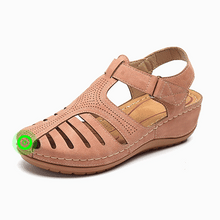Load image into Gallery viewer, Women Summer Sandals Hollow Round Toe Ladies Sandals