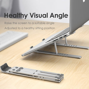 LICHEERS Laptop Stand for MacBook Pro Notebook Stand Foldable