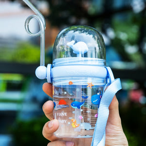 Whale Sprays Water Bottle