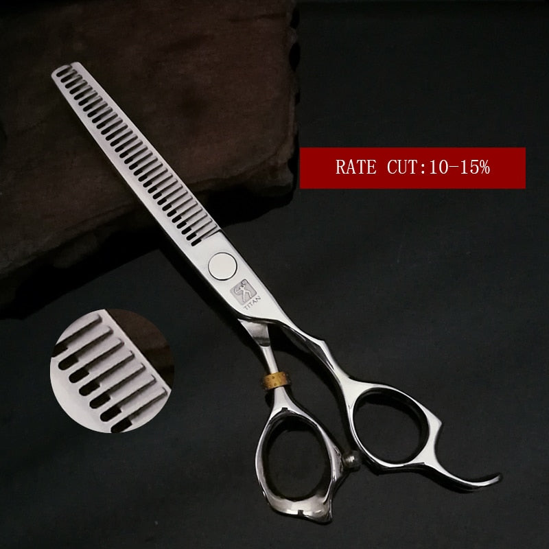 free shipping titan  Professional barber tools hair scissor