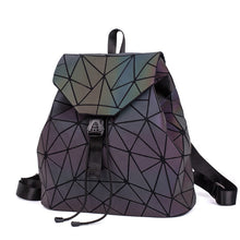 Charger l\&#39;image dans la visionneuse de la galerie, Women Laser Luminous Backpack Mini Geometric Shoulder Bag