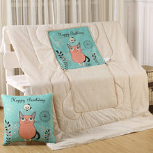 Load image into Gallery viewer, Multifunctional cotton cartoon quilt blanket