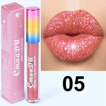 Charger l\&#39;image dans la visionneuse de la galerie, Glitter  Make Up Waterproof Long Lasting Shimmer Liquid Lipstick